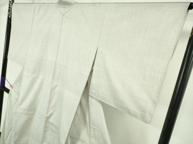 平和屋本店▽極上 本場大島紬 白大島 単衣 100亀甲 総詰め 泊清勇作 とまり製 証紙付き 逸品 DZAB5101kh6