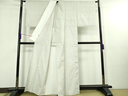 平和屋本店▽極上 本場大島紬 白大島 単衣 100亀甲 総詰め 泊清勇作 とまり製 証紙付き 逸品 DZAB5101kh6
