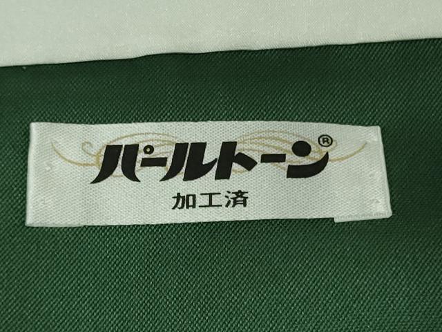 平和屋着物●極上　伝統工芸士　七代目　吉澤与市　赤城紬　杢目絞り　間道　証紙付き　逸品　DZAB5106kh6