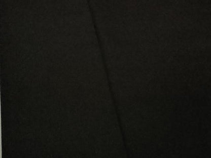 平和屋着物●極上　お召　黒地　逸品　DZAB5110kh6