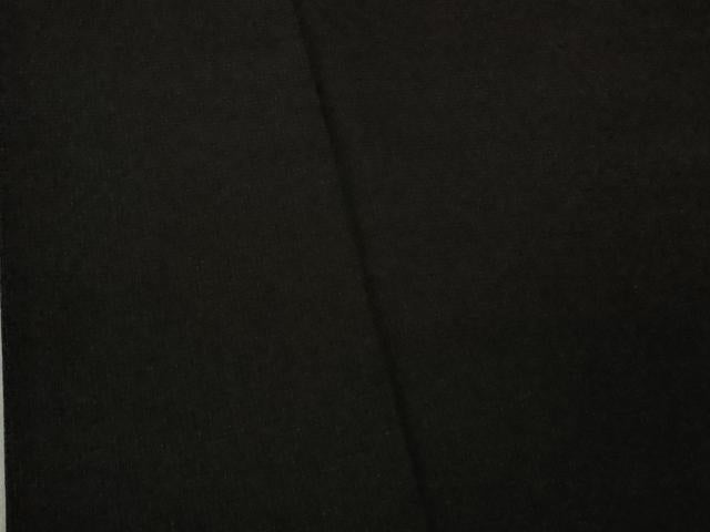 平和屋着物●極上　お召　黒地　逸品　DZAB5110kh6