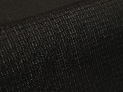 平和屋着物●極上　お召　黒地　逸品　DZAB5110kh6