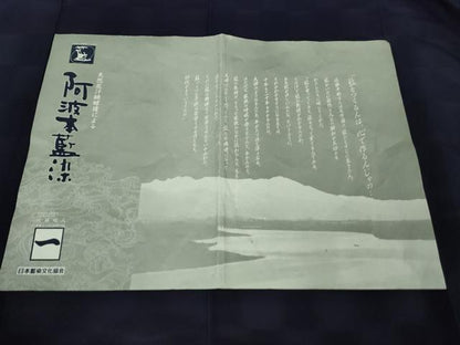 平和屋着物●極上　藍造り国選定無形文化財　藍師・佐藤昭人　阿波本藍染　色無地　市松地紋　認定証付き　逸品　DZAB5114kh6