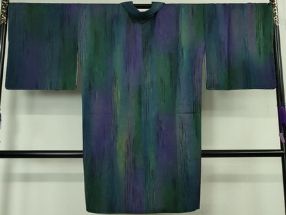 平和屋着物∞極上　和装コート　道行コート　ロング丈　暈し染め　逸品　未使用　DZAB5117kh6