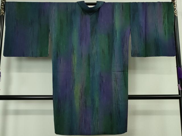 平和屋着物∞極上　和装コート　道行コート　ロング丈　暈し染め　逸品　未使用　DZAB5117kh6