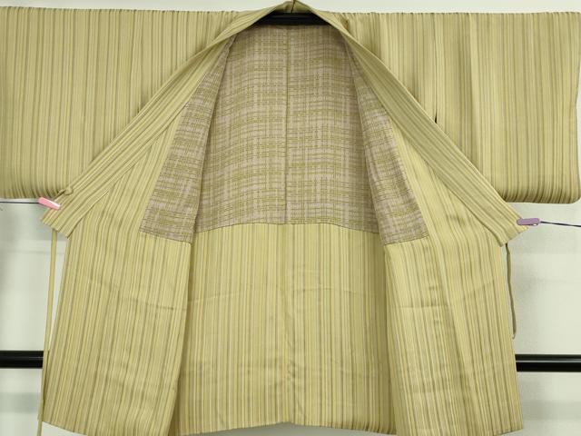 平和屋着物∞極上　道中着　ロング丈　縞　逸品　DZAB5128kh6
