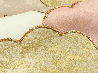 平和屋本店●極上　皇室献上作家　藤井寛　振袖　駒刺繍　雲重ね　金彩　逸品　DZAB5139kh6