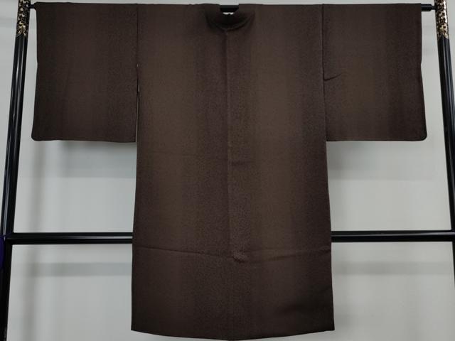 平和屋着物∞極上　染色の魔術師　染乃座・大久保玄才　そめのざ玄才　長羽織　赤墨色地　反端付き　逸品　DZAB5142kh6