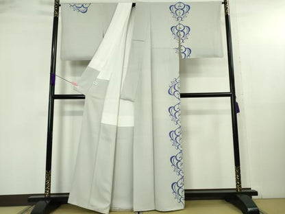 平和屋本店●極上　着物デザイナー　井尻学　訪問着　蕎麦切色地　逸品　DZAB5158kh6