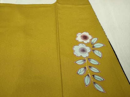 平和屋本店●極上　振袖　作家物　辻が花　束ね熨斗　暈し染め　金通し地　逸品　DZAB5160kh6