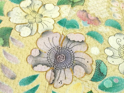 平和屋着物●極上　訪問着　駒刺繍　辻が花　金彩　逸品　未使用　DZAB5170kh6