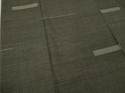 平和屋本店●極上　男性　本場大島紬　キングサイズ　横段文　逸品　未使用　DZAB5178kh6