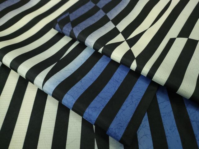 平和屋本店●極上　本場染大島紬　変わり縞　逸品　DZAB5184kh6