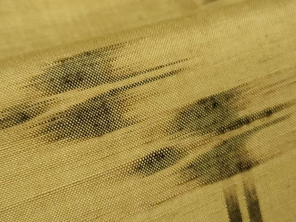 平和屋着物●極上　国指定重要無形文化財　本場久米島紬　手織　逸品　DZAB5187kh6