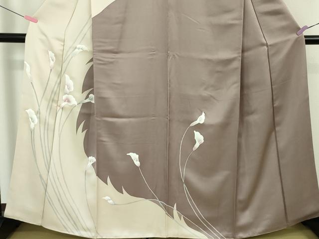 平和屋本店●極上　訪問着　カラー　鴇浅葱色地　逸品　DZAB5195kh6
