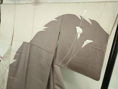 平和屋本店●極上　訪問着　カラー　鴇浅葱色地　逸品　DZAB5195kh6