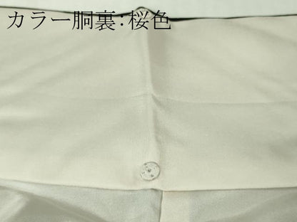 平和屋本店●極上　京都の名門ブランド　銀花仙　訪問着・袋帯セット　黒地　暈し染め　金彩　逸品　DZAB5196kh6