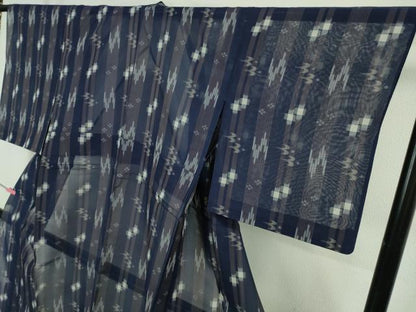 平和屋着物＊極上 夏物 本場琉球紅絣 夏琉球 手おり 証紙付き 逸品 DZAB5202kh6
