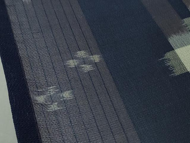 平和屋着物＊極上 夏物 本場琉球紅絣 夏琉球 手おり 証紙付き 逸品 DZAB5202kh6