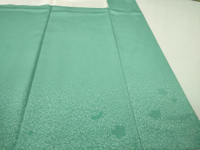 平和屋本店●極上　人間国宝・羽田登喜男　訪問着　鴛鴦梅文　たたき染め　暈し染め　金銀彩　逸品　未使用　DZAB5215kh6