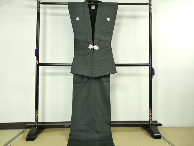 平和屋本店∞極上　男性　舞台衣装　創作羽織　袖なし羽織　後引き　逸品　DZAB5218kh6