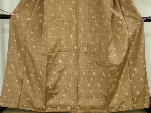 平和屋着物●極上　本場琉球絣　紬　手おり　赤嶺スミ子作　証紙付き　逸品　DZAB5230kh6