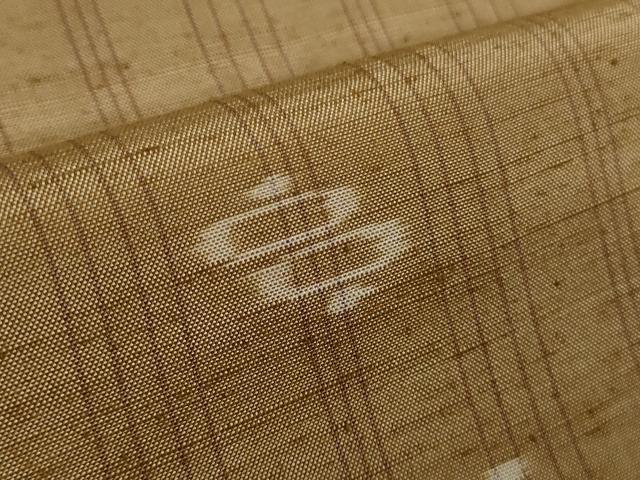 平和屋着物●極上　本場琉球絣　紬　手おり　赤嶺スミ子作　証紙付き　逸品　DZAB5230kh6