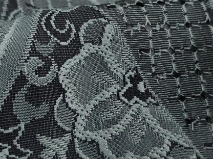 平和屋本店●極上　中国三大刺繍　スワトウ刺繍　汕頭刺繍　小紋　お召地　名物裂草花文　やまと金ラベル　逸品　未使用　DZAB5239kh6