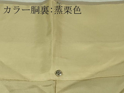 平和屋本店●極上　中国三大刺繍　スワトウ刺繍　汕頭刺繍　訪問着　京名所　人物風景　暈し染め　金糸　逸品　DZAB5243kh6