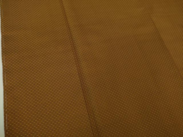 平和屋本店●超希少　本場黄八丈　たつみ綾　紬　逸品　未使用　DZAB5250kh6
