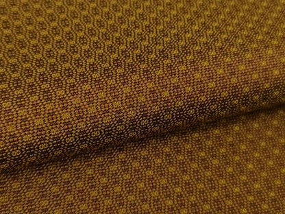 平和屋本店●超希少　本場黄八丈　たつみ綾　紬　逸品　未使用　DZAB5250kh6