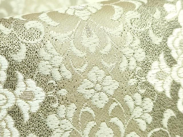 平和屋着物●極上　六通柄袋帯　唐織　正倉院花文　金銀糸　逸品　DZAB5264kh6