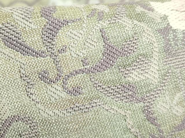 平和屋着物●極上　六通柄袋帯　唐織　正倉院花文　金糸　逸品　DZAB5269kh6