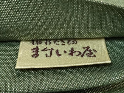 平和屋着物●極上　手織綴れ　山鹿清華　太鼓柄袋帯　風景文　金糸　ますいわ屋扱い　逸品　DZAB5270kh6