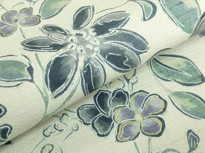 平和屋着物●極上　九寸名古屋帯　紬地　枝花文　金彩　逸品　DZAB5274kh6