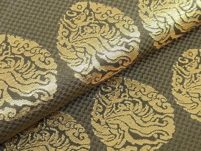 平和屋着物●極上　龍村晋謹製　全通柄袋帯　名物興福幸金襴　金糸　逸品　DZAB5302kh6