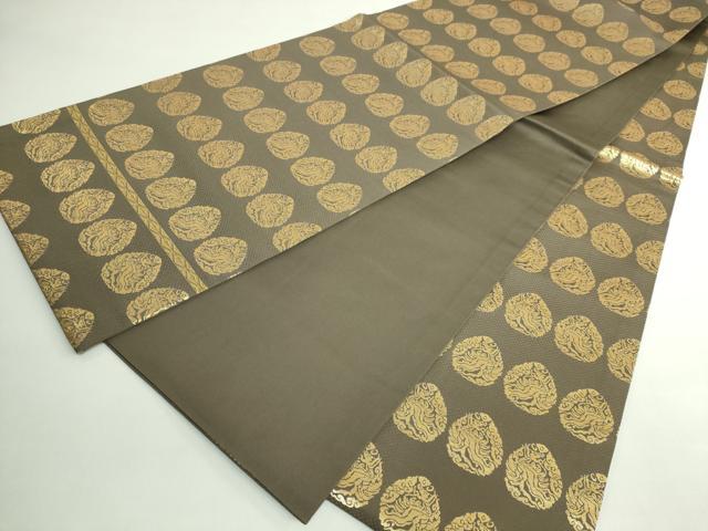 平和屋着物●極上　龍村晋謹製　全通柄袋帯　名物興福幸金襴　金糸　逸品　DZAB5302kh6