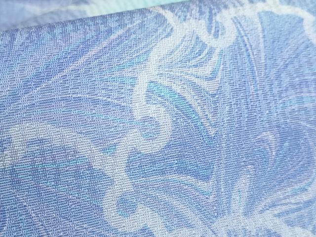 平和屋着物●極上　両面　全通柄袋帯　雪輪重ね　墨流し　逸品　DZAB5309kh6 平和屋着物○極上 両面 全通柄袋帯 雪輪重ね 墨流し 逸品 DZAB5309kh6