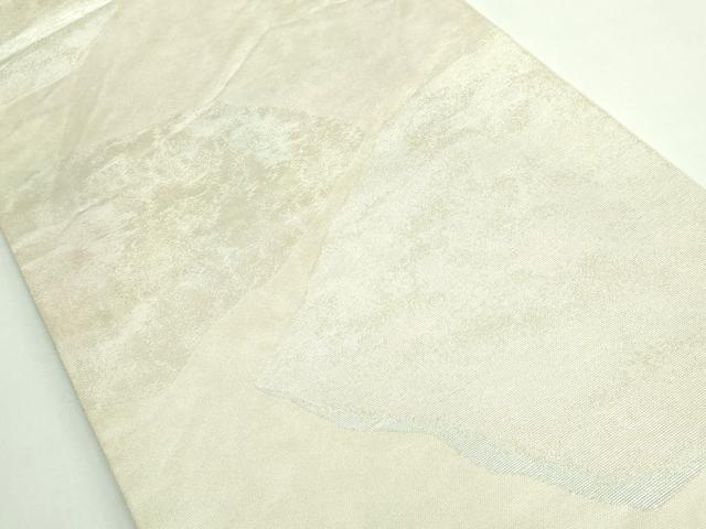 平和屋着物●極上　洛風林　工芸帯地　六通柄袋帯　銀糸　逸品　DZAB5319kh6