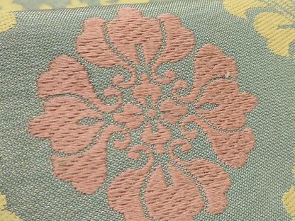 平和屋着物●極上　西陣　川島織物　六通柄　本袋帯　唐織　花菱文　逸品　DZAB5341kh6