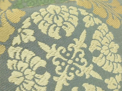 平和屋着物●極上　西陣　川島織物　六通柄　本袋帯　唐織　花菱文　逸品　DZAB5341kh6