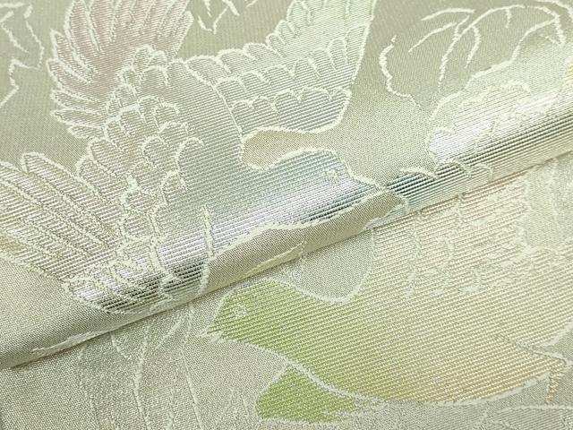 平和屋本店●極上　龍村美術織物　たつむら　六通柄袋帯　花鳥苑遊錦　金銀糸　逸品　DZAB5342kh6