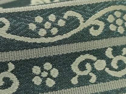 平和屋着物●極上　男性　角帯　龍　黒地　逸品　DZAB5350kh6