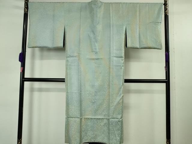 平和屋着物∞極上　道行コート　ロング丈　リバーシブル　花鳥唐草地紋　暈し染め　逸品　DZAB5365kh6