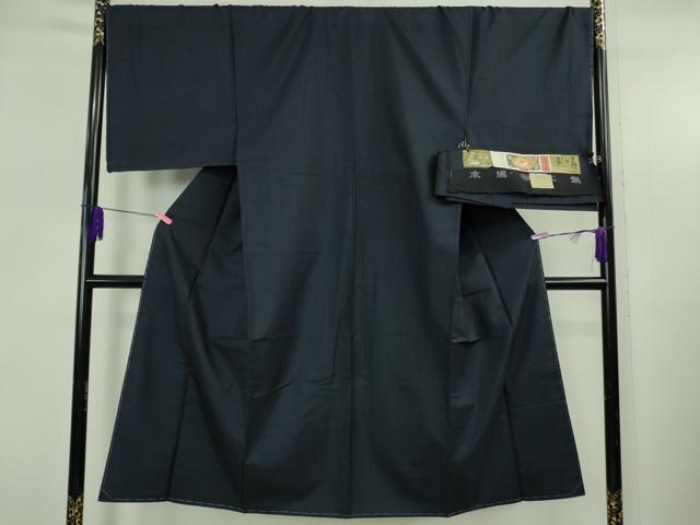 平和屋着物●極上　男性　都喜ヱ門　本場大島紬　泥染　都賀寿　藤絹織物謹製　やまと誂製　証紙付き　逸品　未使用　DZAB5370kh6