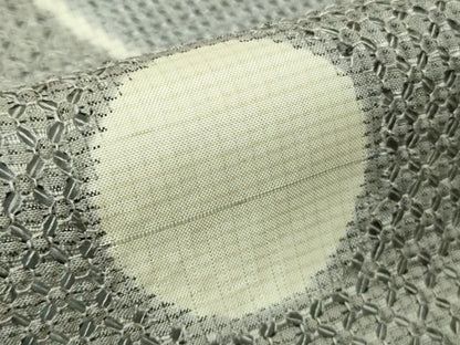 平和屋着物●極上　奄美大島泥染色家　赤塚花穂　中国三大刺繍　スワトウ刺繍　汕頭刺繍　本場大島紬　訪問着　逸品　DZAB5376kh6
