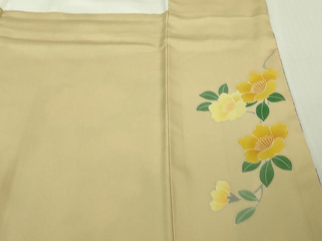 平和屋着物●極上　振袖　友禅　作家物　吉祥花文　暈し染め　逸品　DZAB5382kh6