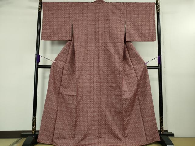 平和屋着物●極上　本場琉球　読谷山花織　紬地　逸品　DZAB5431kh6