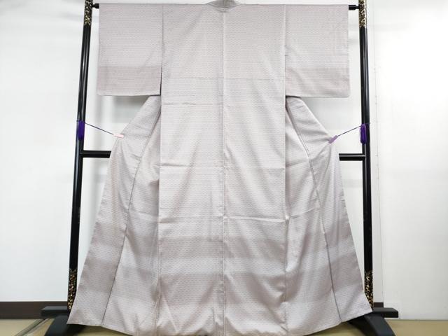平和屋着物●極上　訪問着　お召地　経錦　横段文　逸品　DZAB5438kh6 平和屋着物○極上 訪問着 お召地 経錦 横段文 逸品 DZAB5438kh6