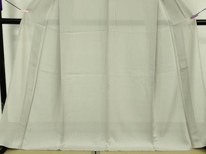 平和屋本店＊極上 夏物 江戸小紋 両面染 縦絽 網目文 枯野色×潤色 逸品 未使用 DZAB5439kh6